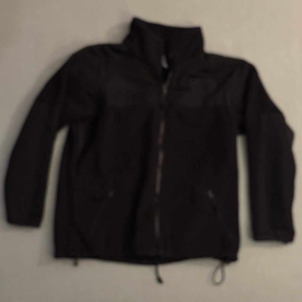 US Military Issue Fleece Jacket Gen‎ II Polartec Black Medium Cold Weather Layer